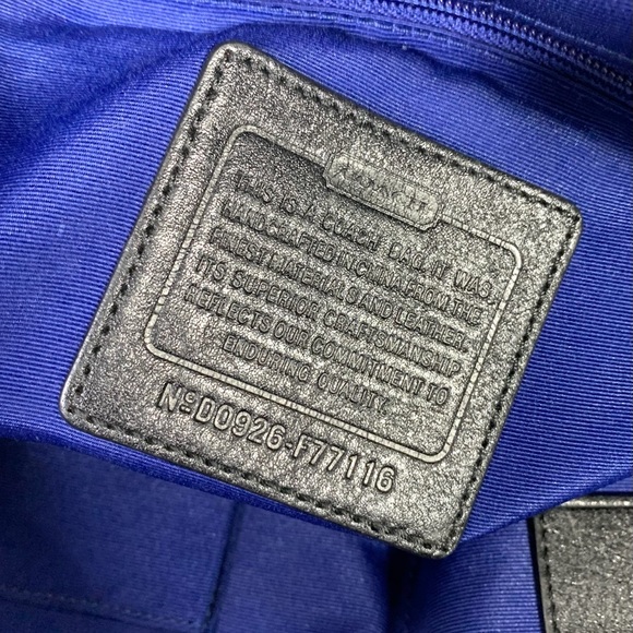 Coach Voyage Signature Logo Tote in Black - Picture 10 of 10